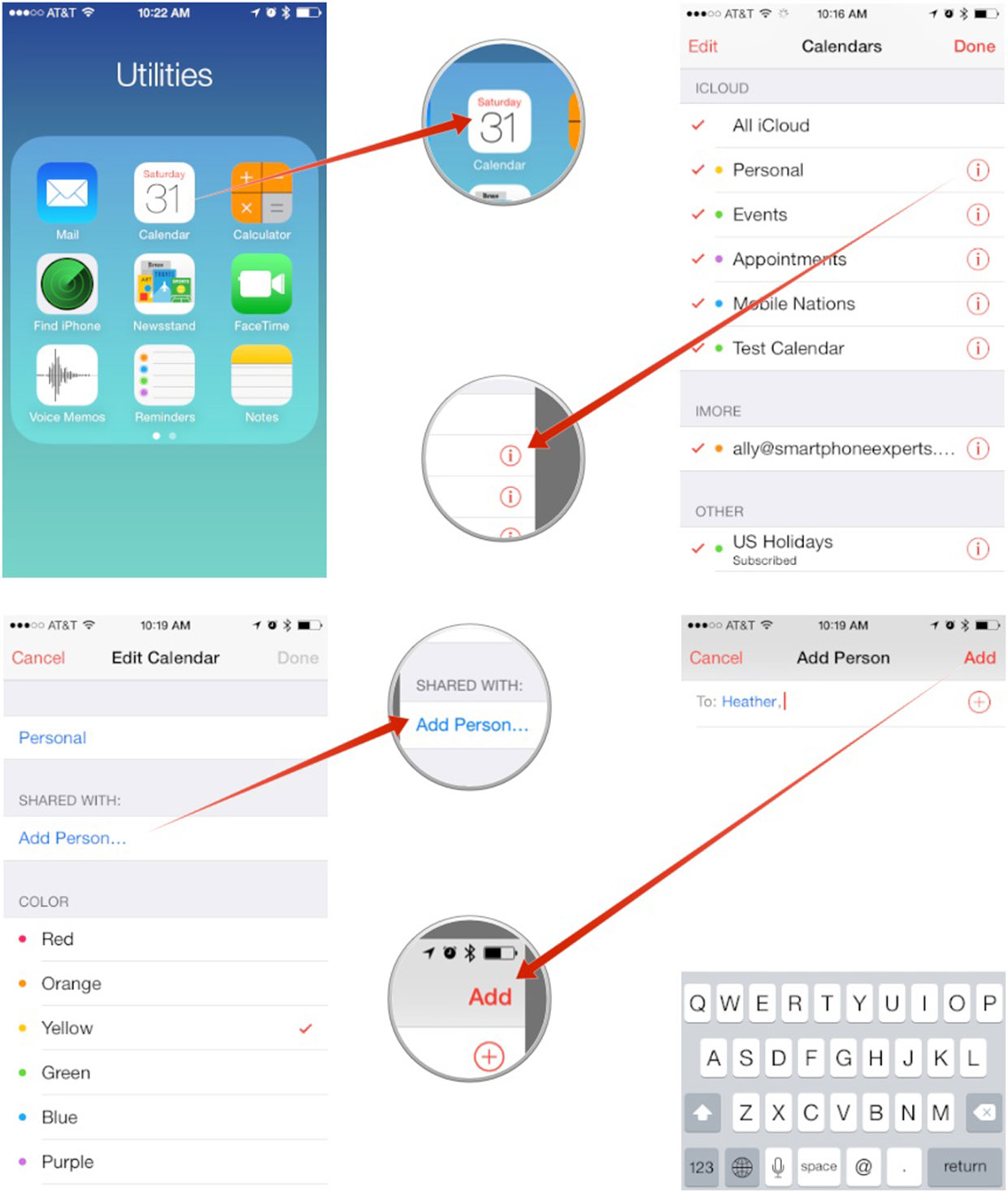 How To Share Or Make Icloud Calendars Public On Iphone And Ipad Imore