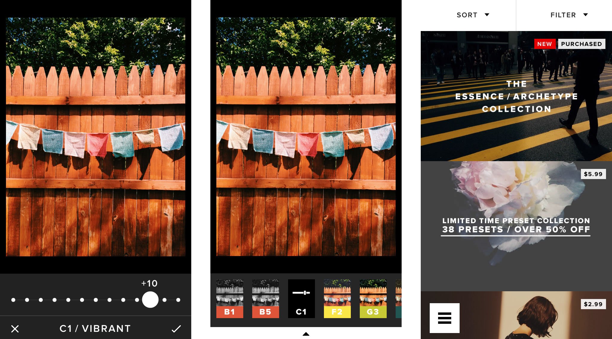 Best photo filter and effects apps for iPhone: VSCO Cam