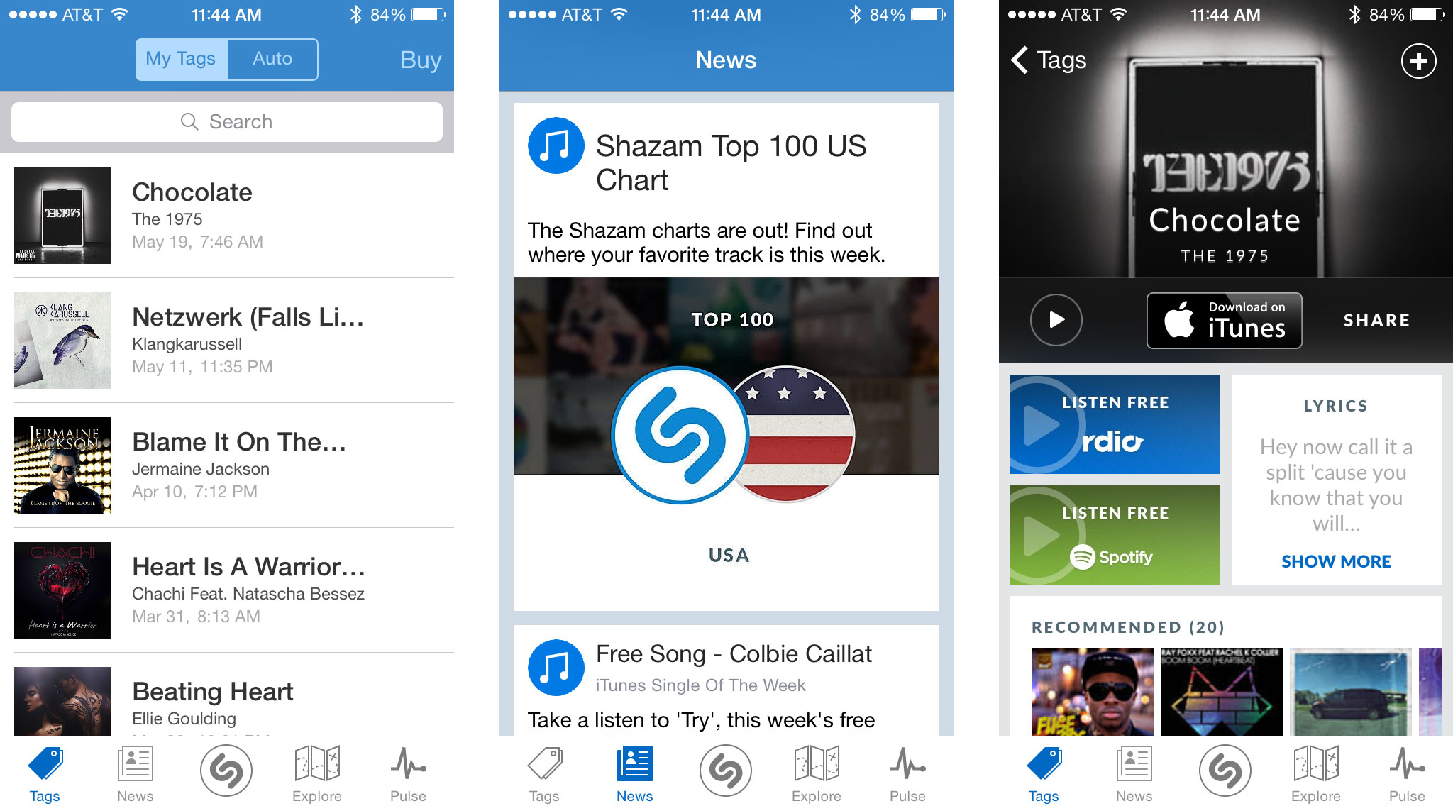 Best music discovery apps for iPhone: Shazam Encore