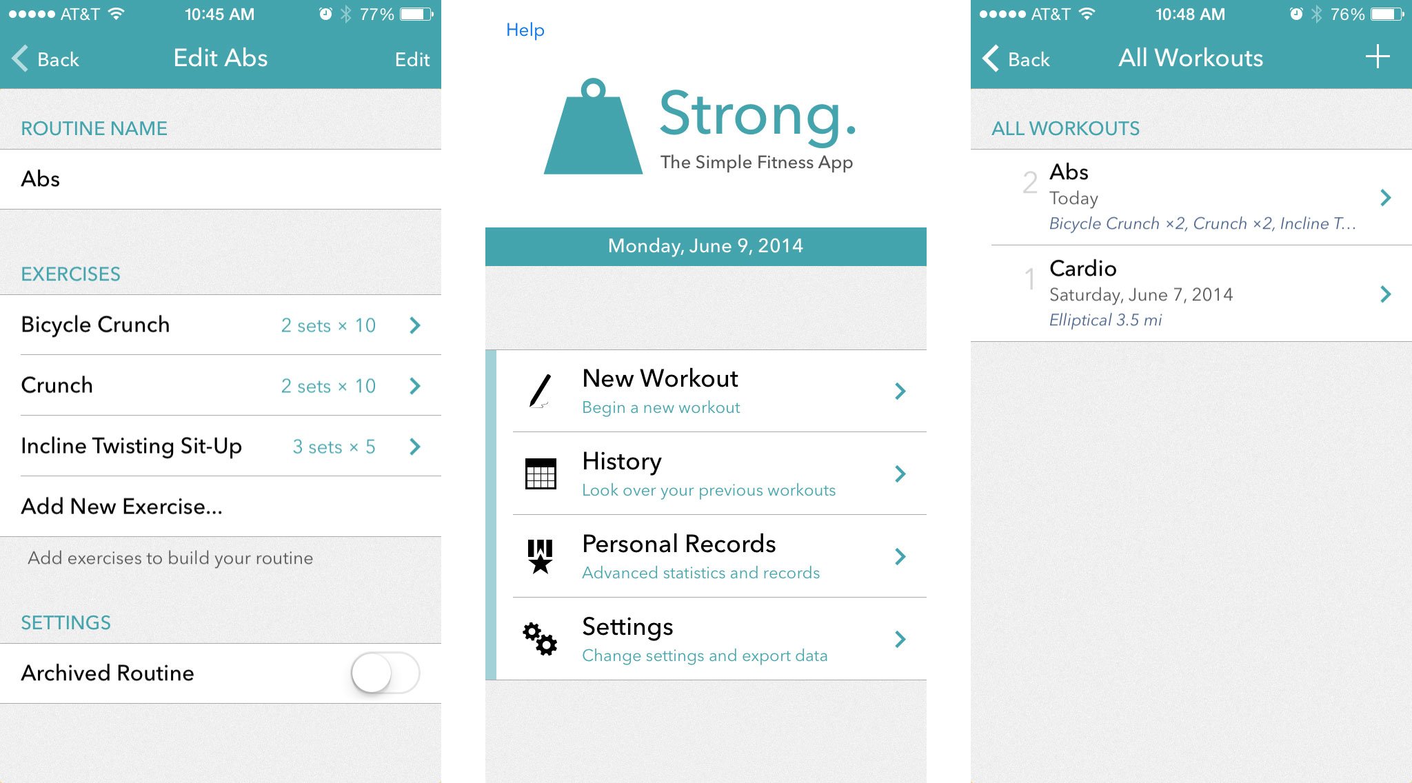 Best weight lifting and gym apps for iPhone: Strong