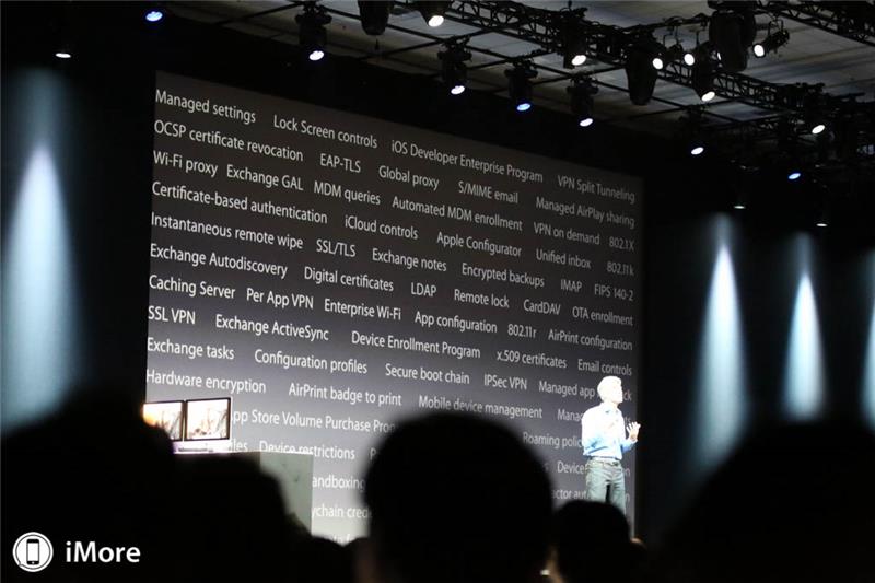 Apple announces new enterprise features in iOS 8