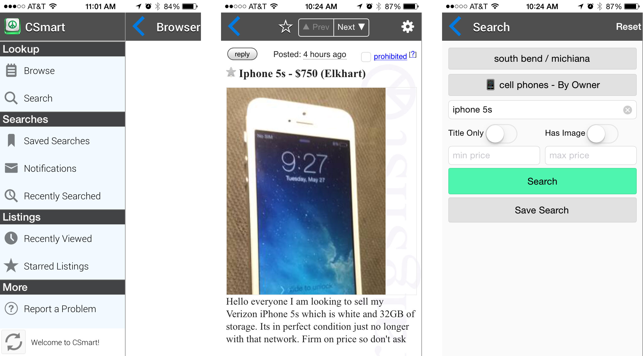 Best Craigslist apps for iPhone and iPad: CSmart