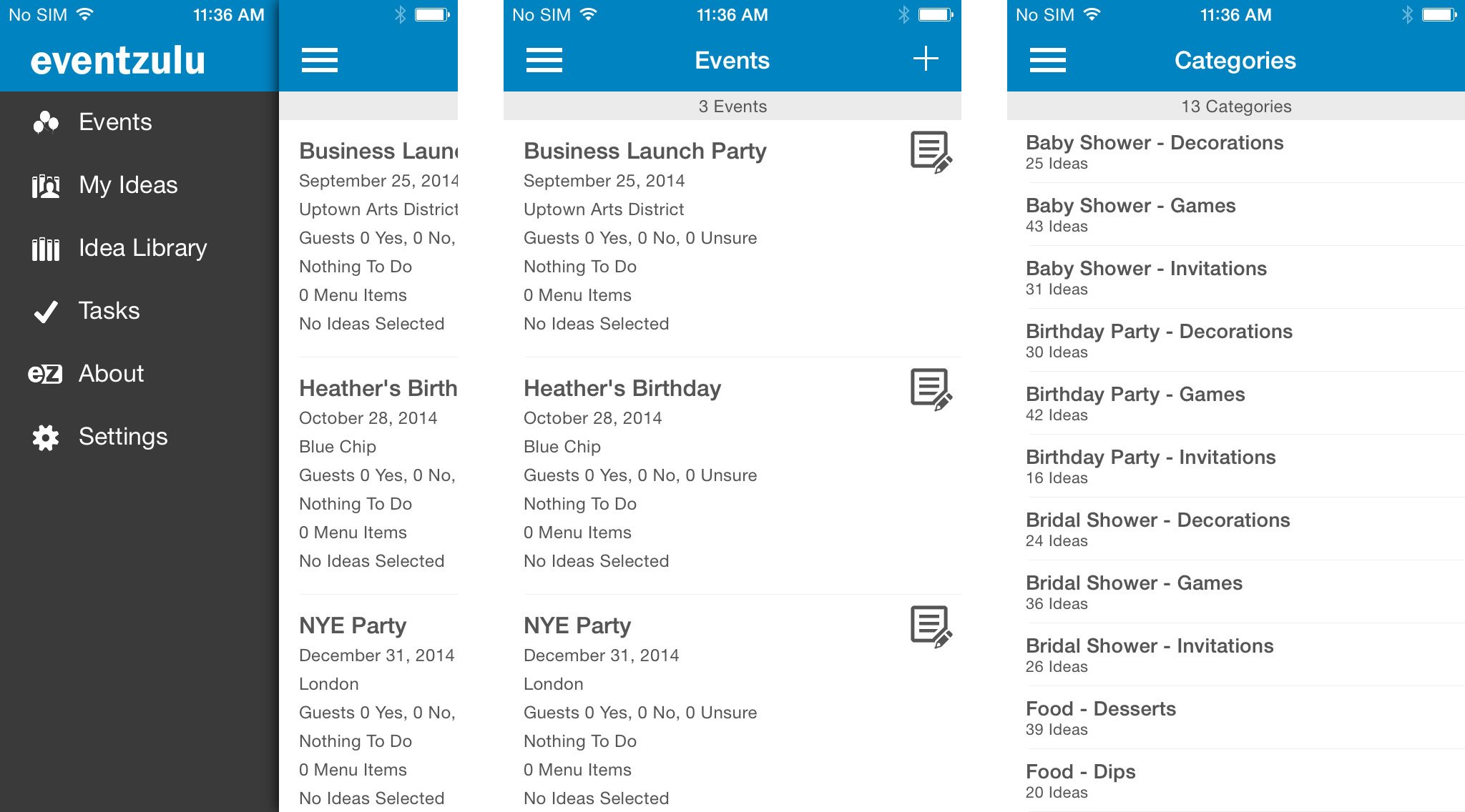 Best event and party planning apps for iPhone: Eventzulu