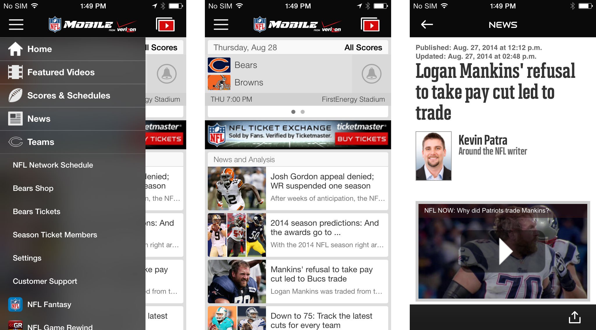 Best NFL apps for iPhone: NFL Mobile 