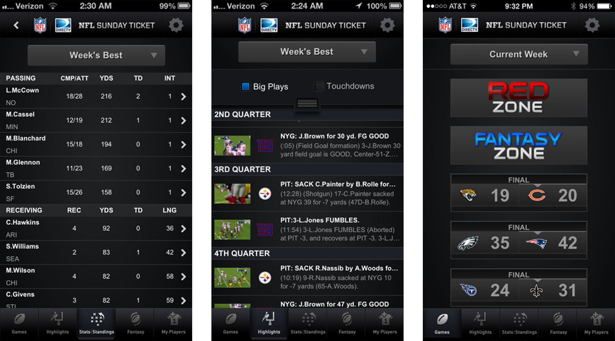Best NFL apps for iPhone: NFL Sunday Ticket