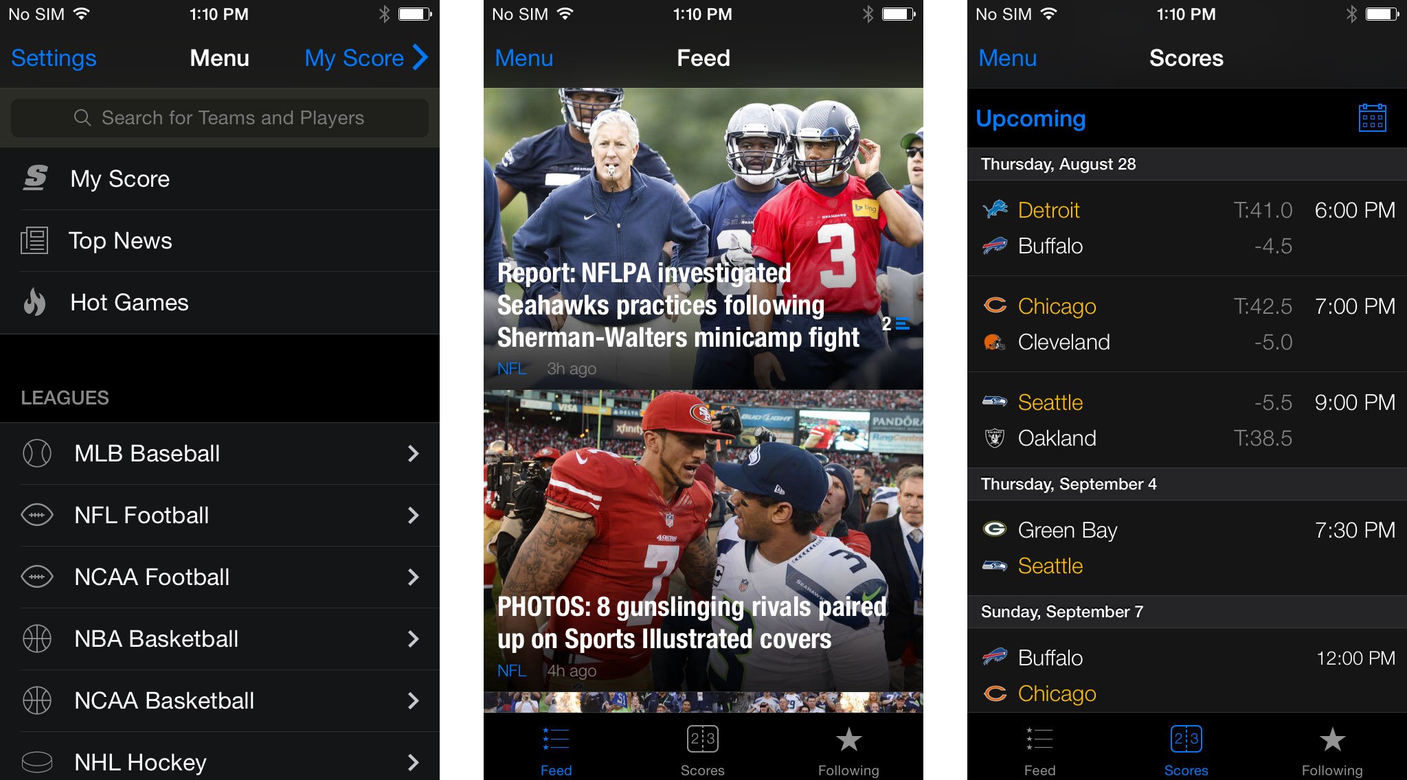Best NFL apps for iPhone: theScore
