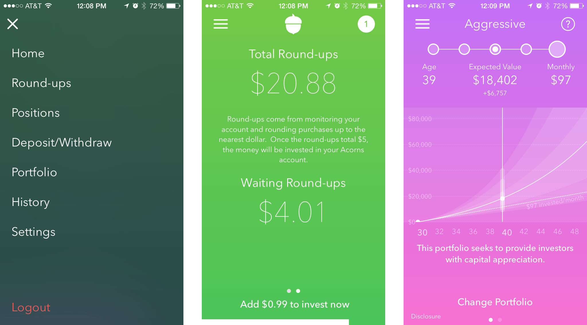 Best personal investment apps for iPhone: Acorns Investing