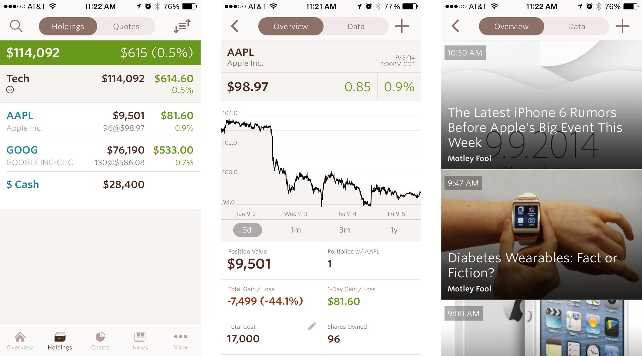Best personal investment apps for iPhone: SigFig Investing