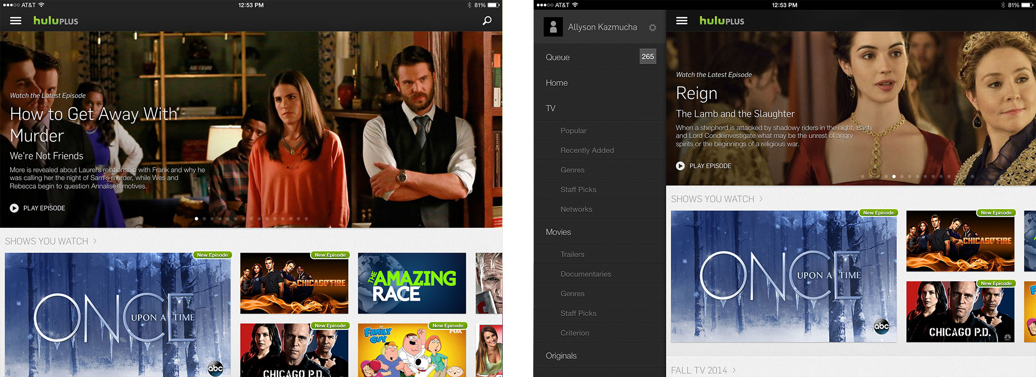 Best iPad apps for TV watchers: Hulu Plus