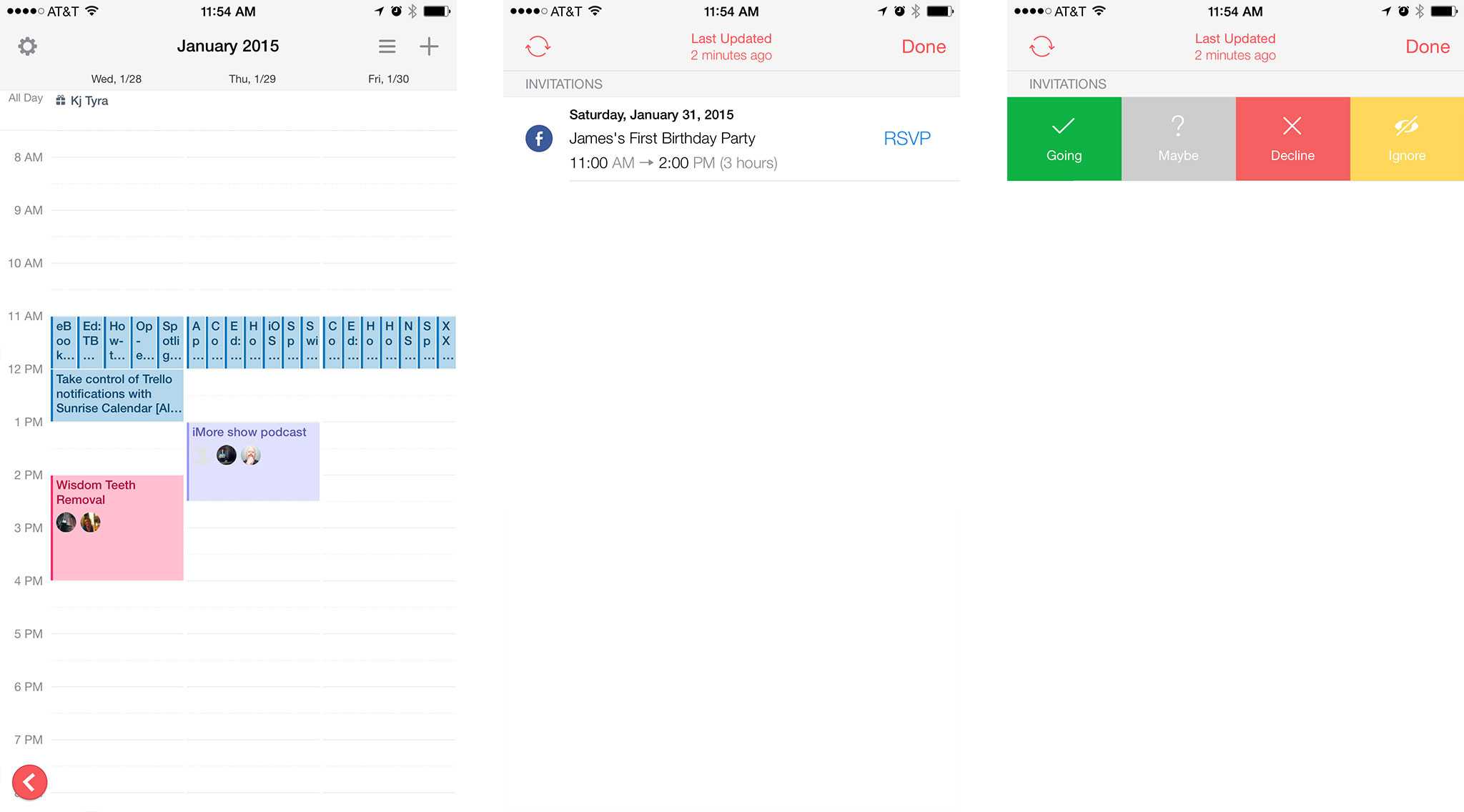 Sunrise Calendar: A calendar app for the ultra productive