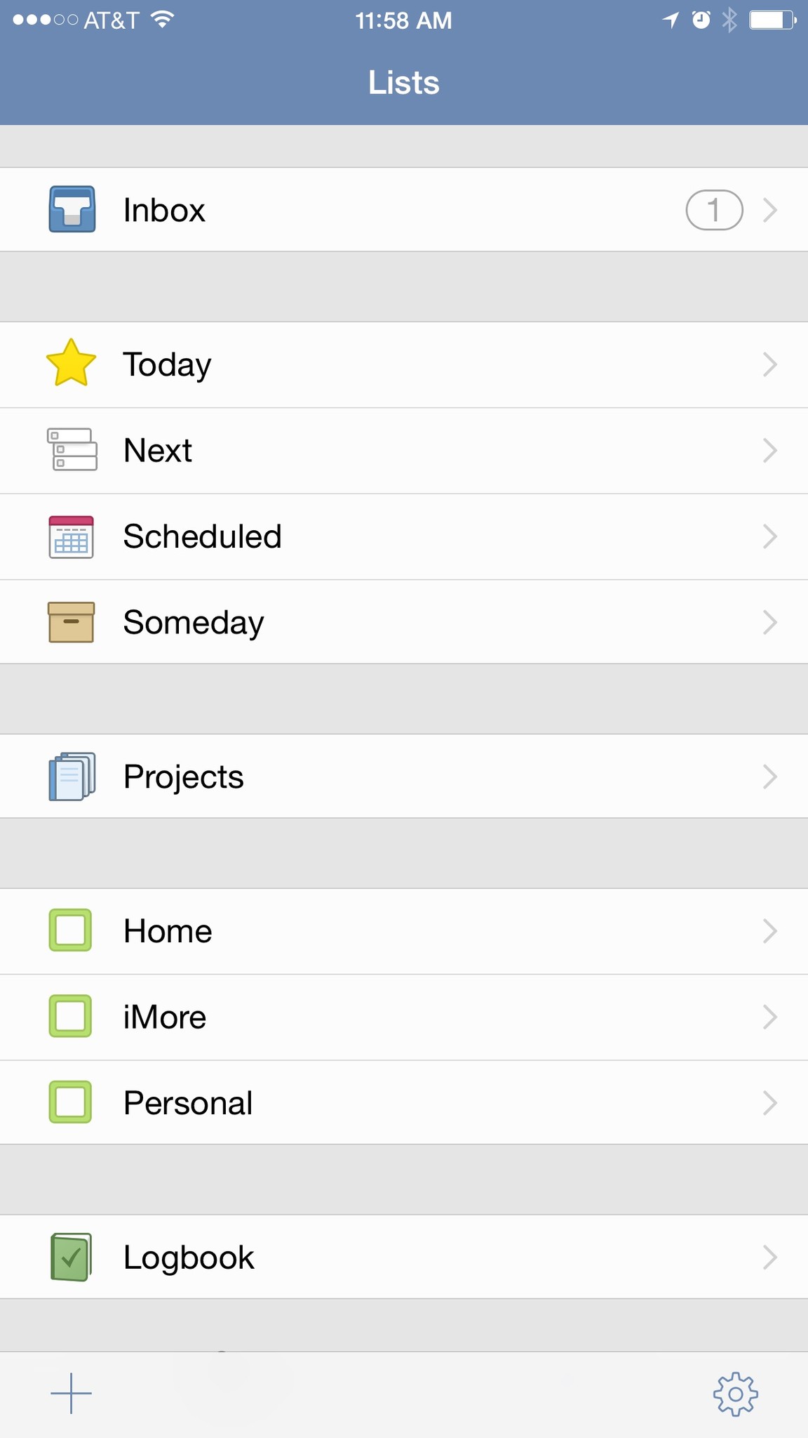 Amazing action extensions for iPhone: Things