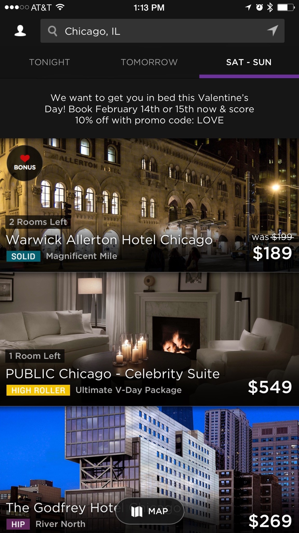 Best Valentine&#39;s Day apps for singles: Hotel Tonight