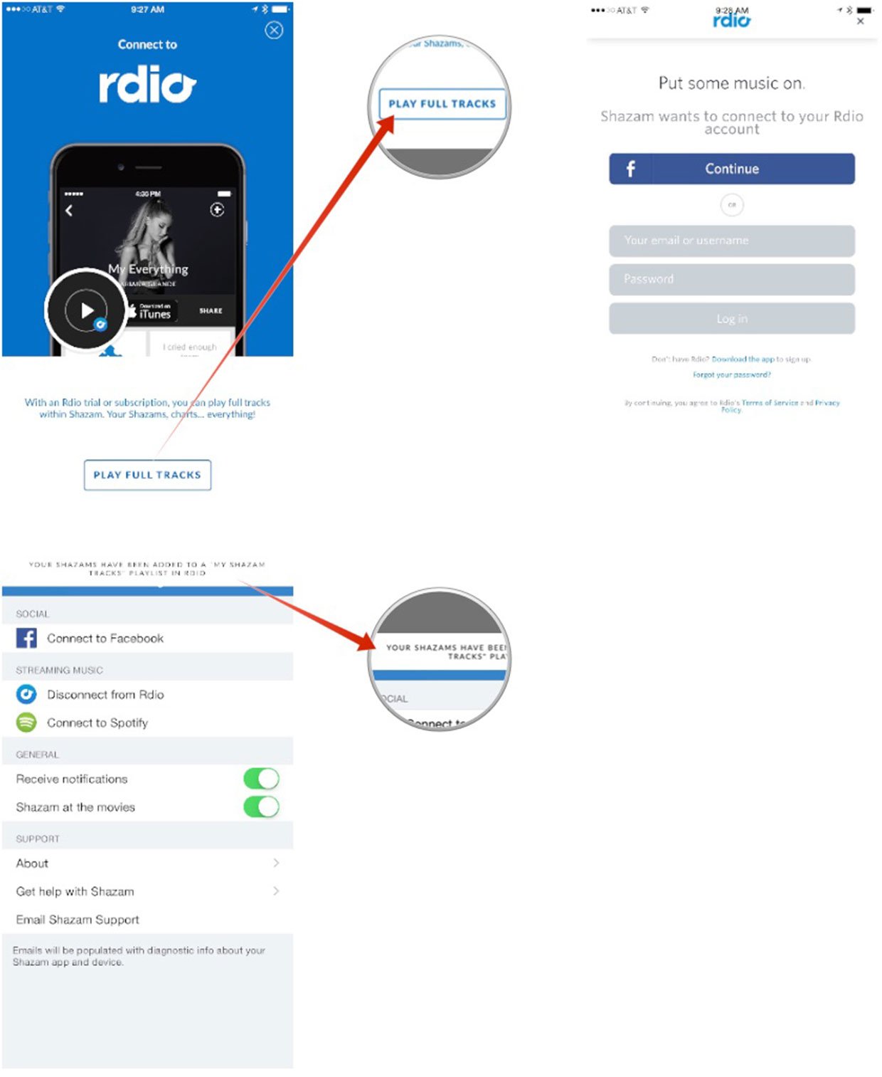 How to instantly turn your Shazam tags into an Rdio or Spotify playlist