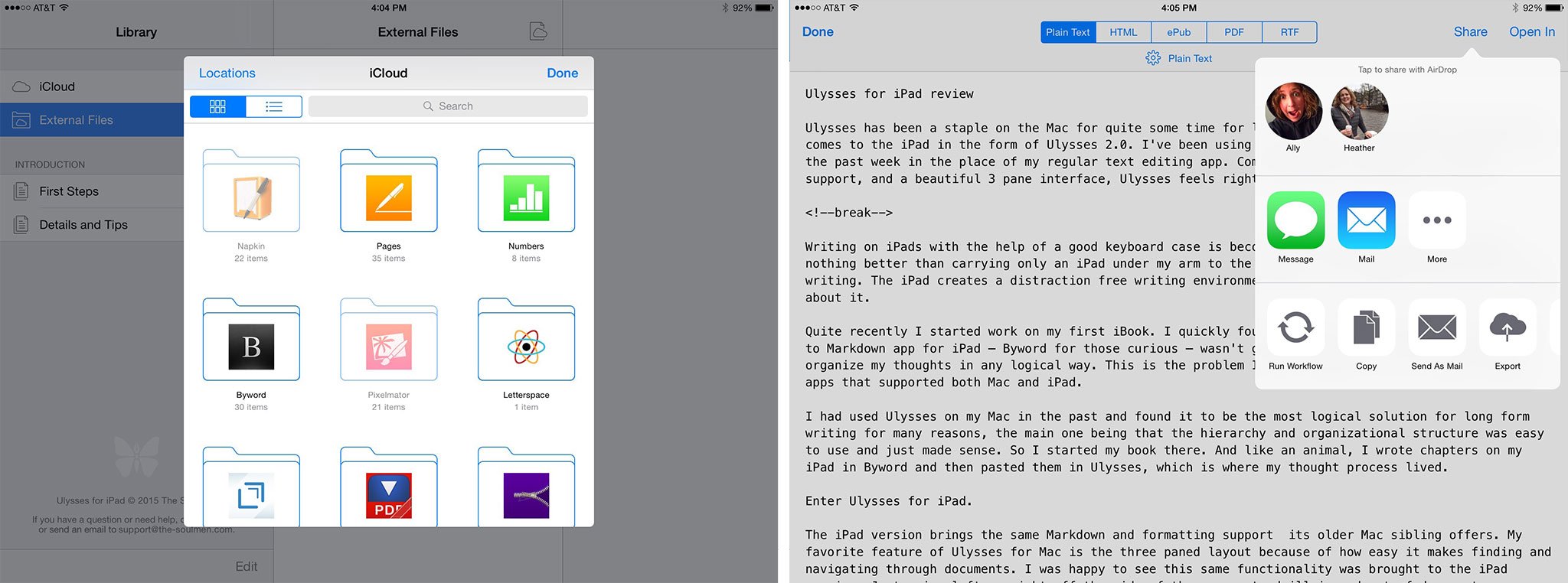 Ulysses for iPad: The text editor you&#39;ve been waiting for!
