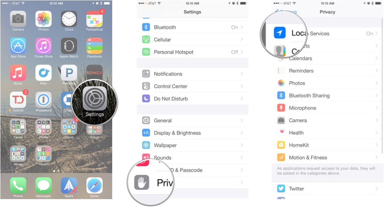 How to change what iPhone or iPad is used to share your location