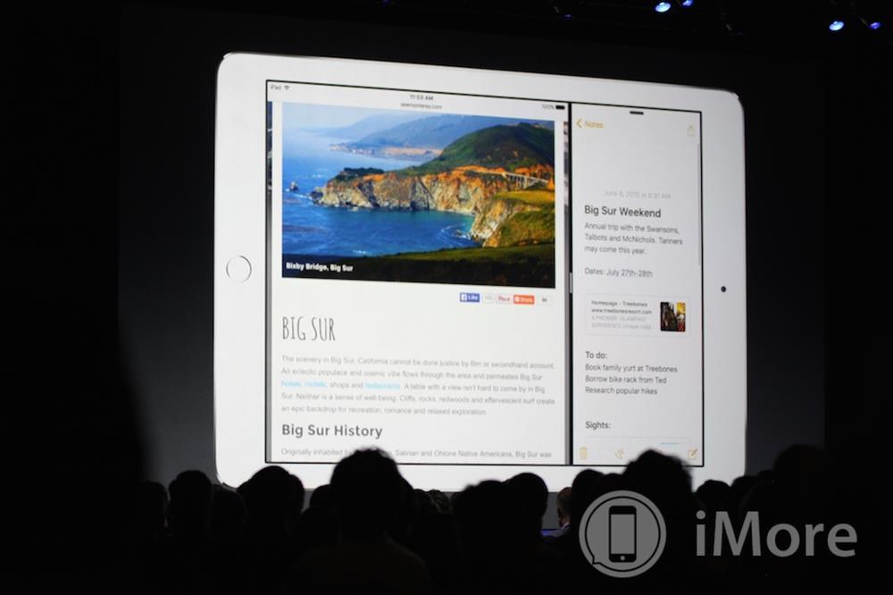 Multitasking on iOS 9 at WWDC 2015