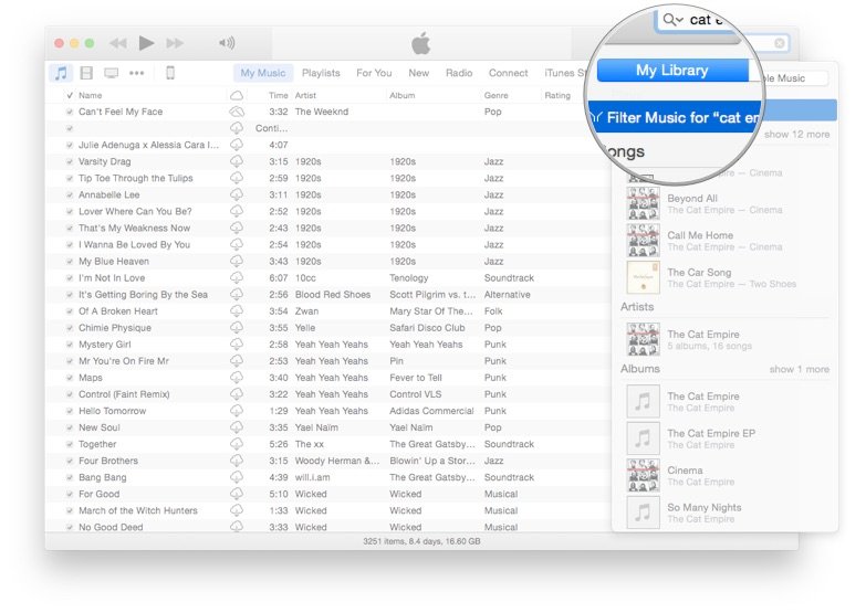How To Search Apple Music And Your Music Library Imore