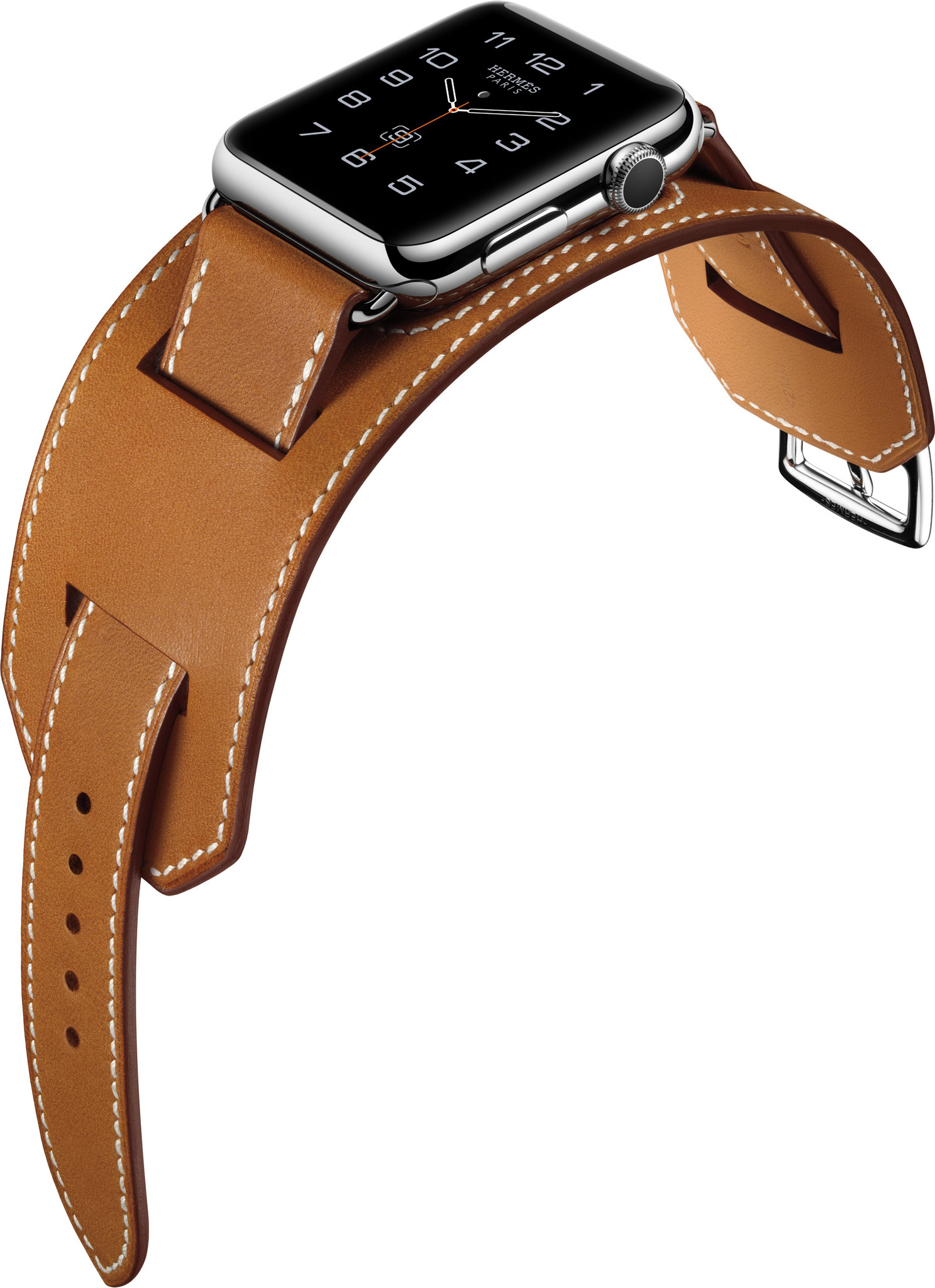 rose gold apple watch with hermes band