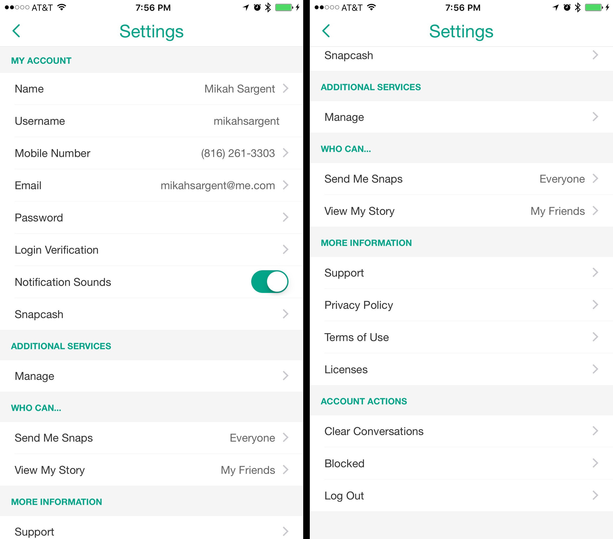How to change settings and get more info in Snapchat  iMore