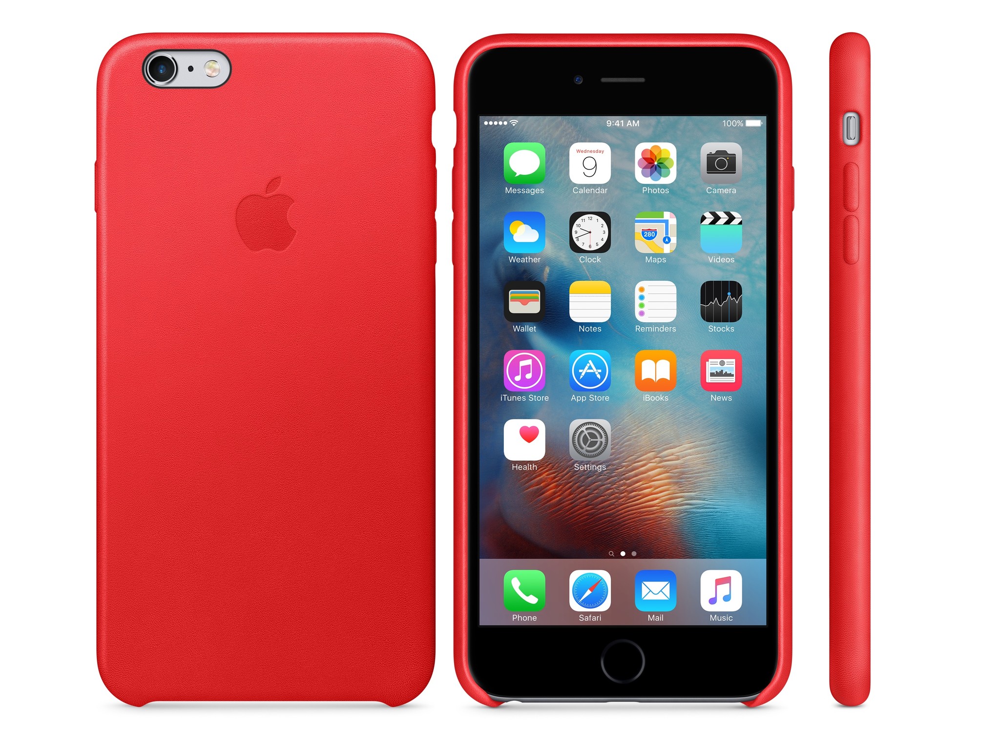 Apple's leather iPhone 6s and 6s Plus cases now come in (Product) Red