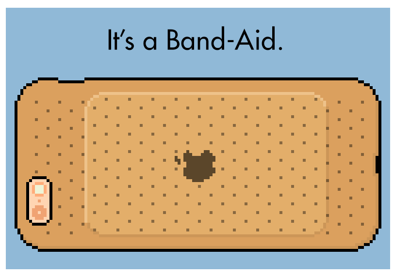 its a band-aid.