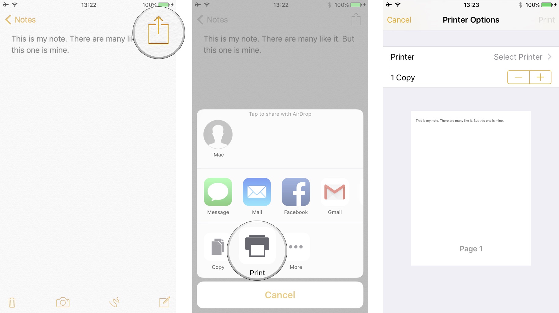 How to share and print Notes on iPhone and iPad iMore