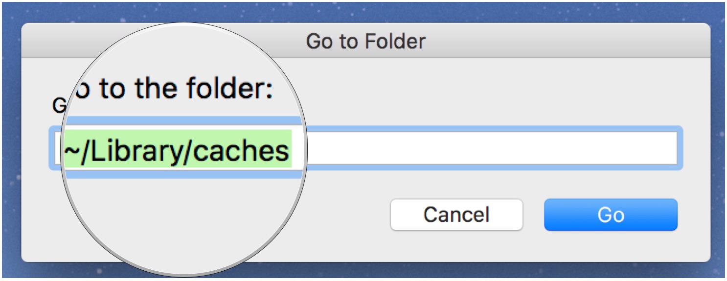 Opening library caches on OS X