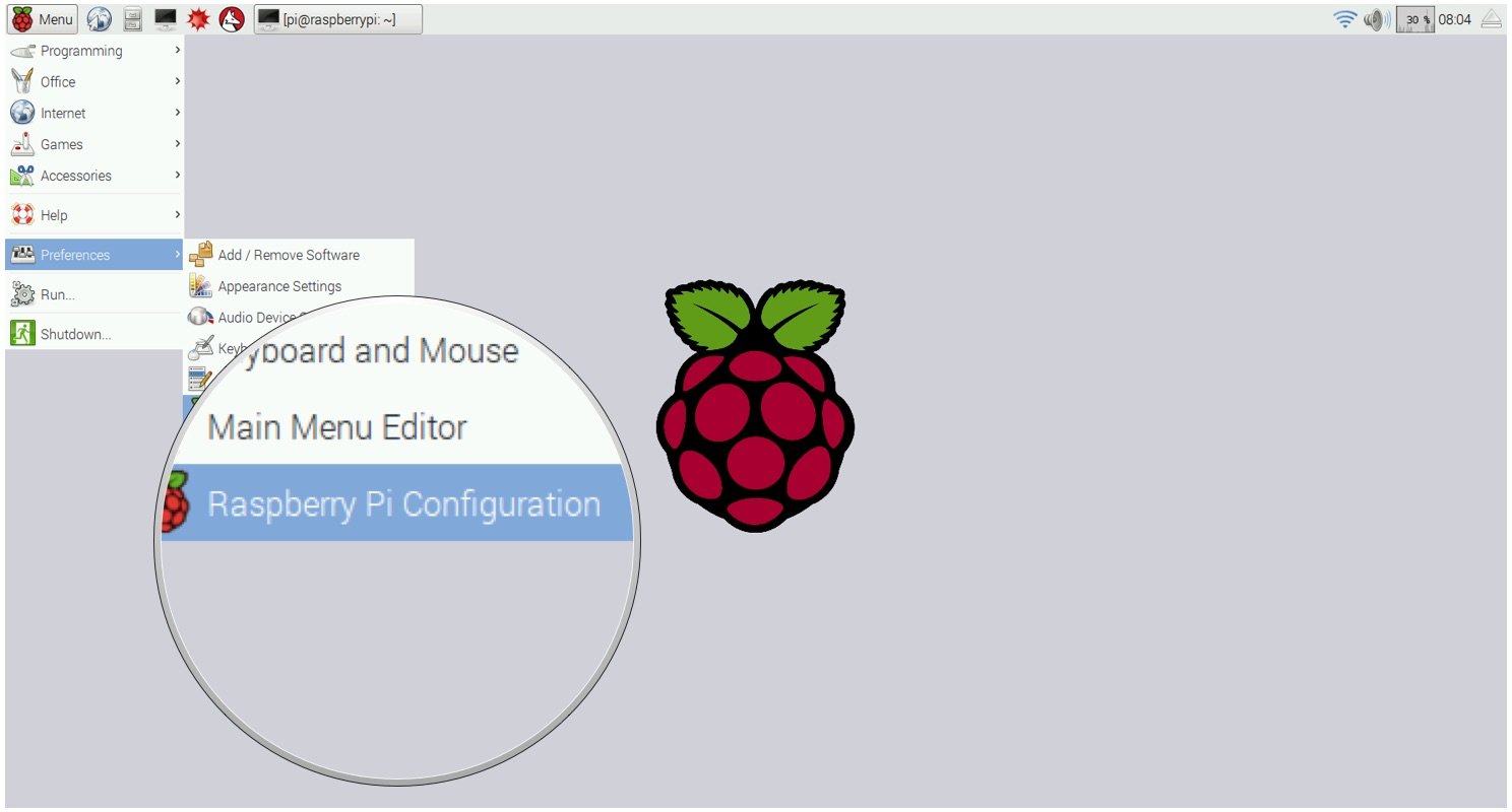 Selecting reconfig in Raspberry Pi