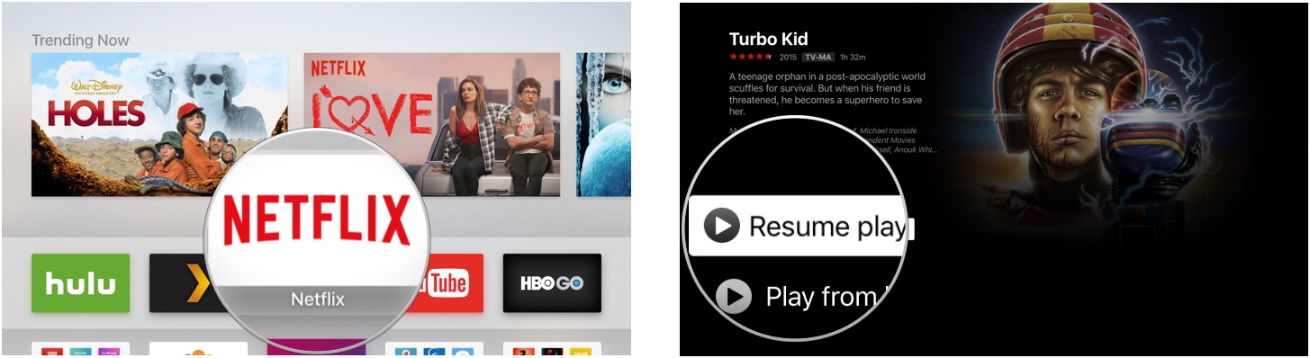 Открытие Netflix на Apple TV