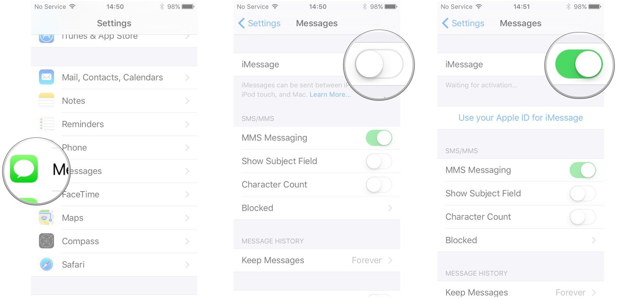How To Set Up And Activate Imessages For Iphone And Ipad Imore