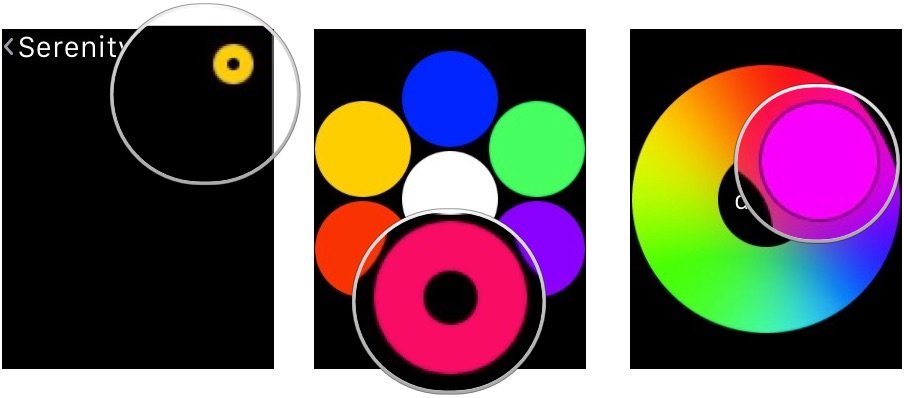 Настройка цветового круга для рисования на Apple Watch