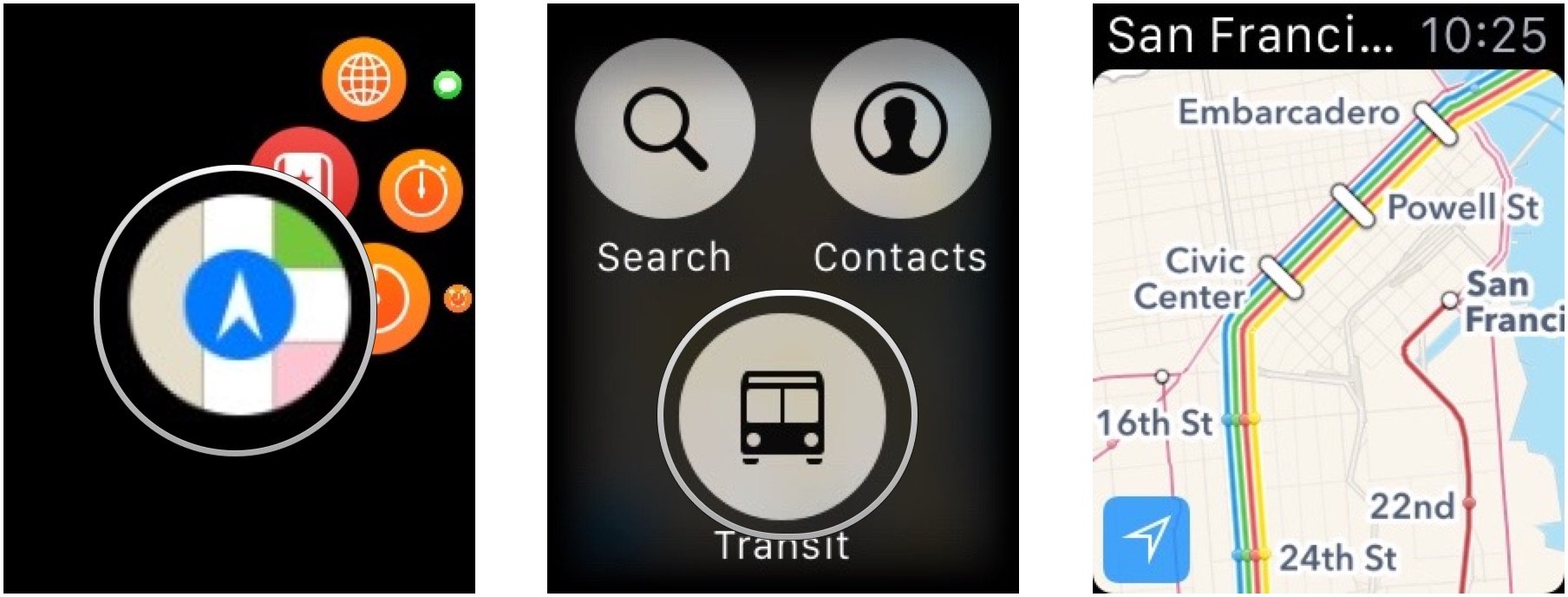 Обзор общественного транспорта в Apple Maps