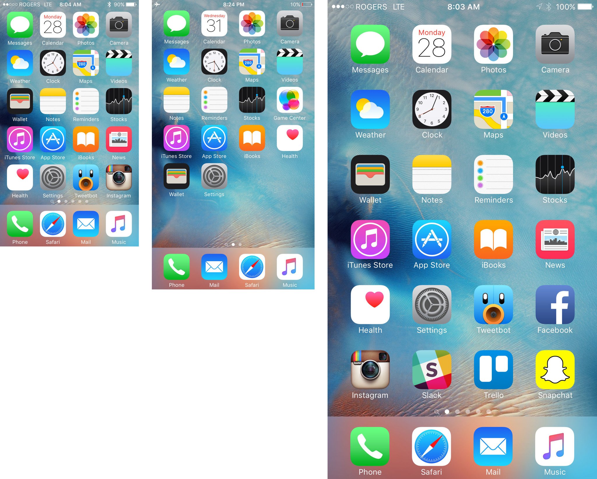iphone screen sizes internal pixels