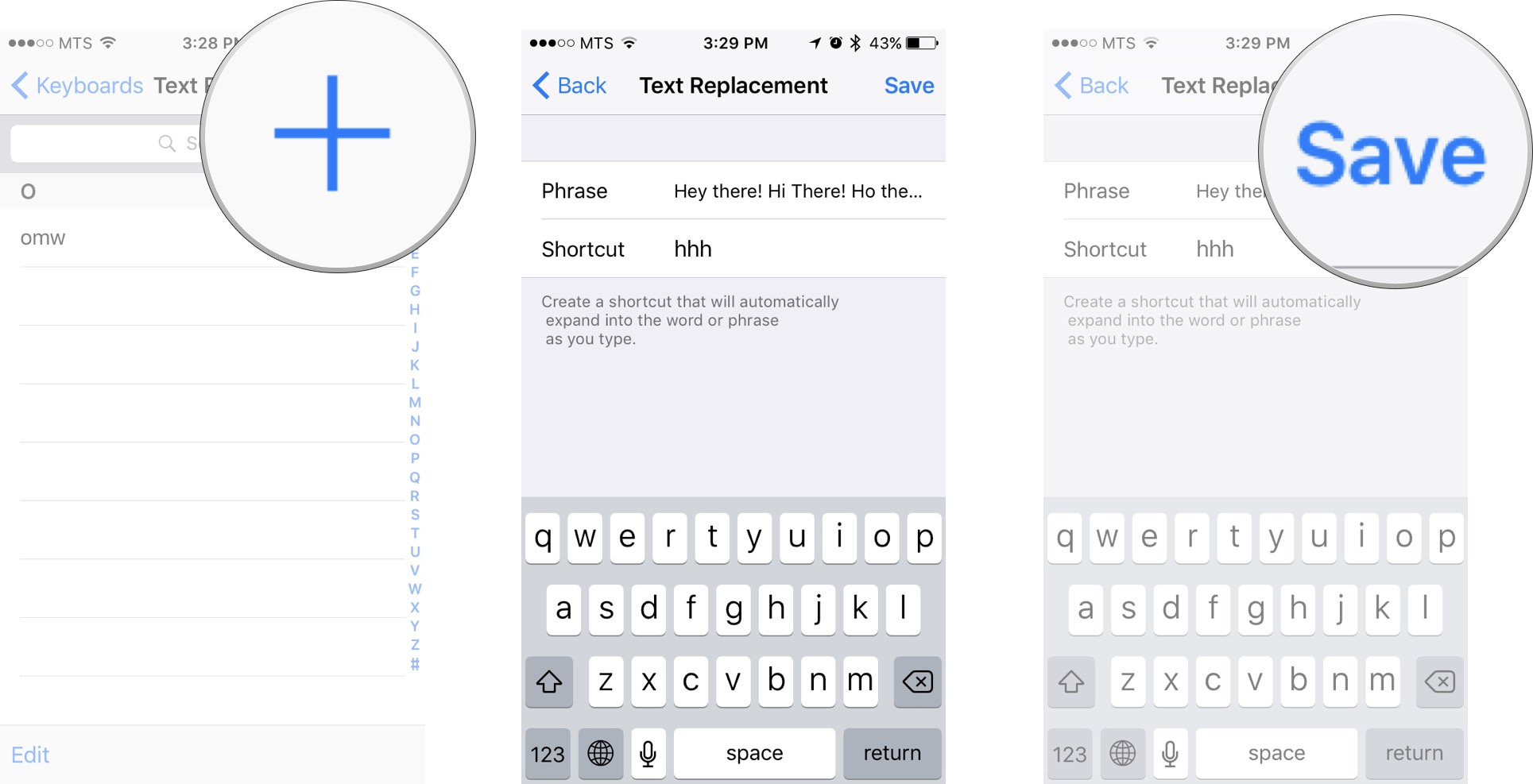 eve teslim kıyıya yakın Ewell  How to use text shortcuts on iPhone and iPad | iMore