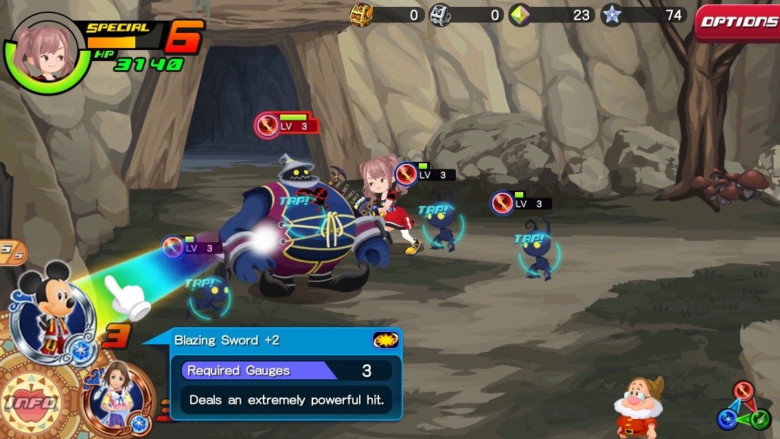 Special Attacks in Kingdom Hearts Unchained X