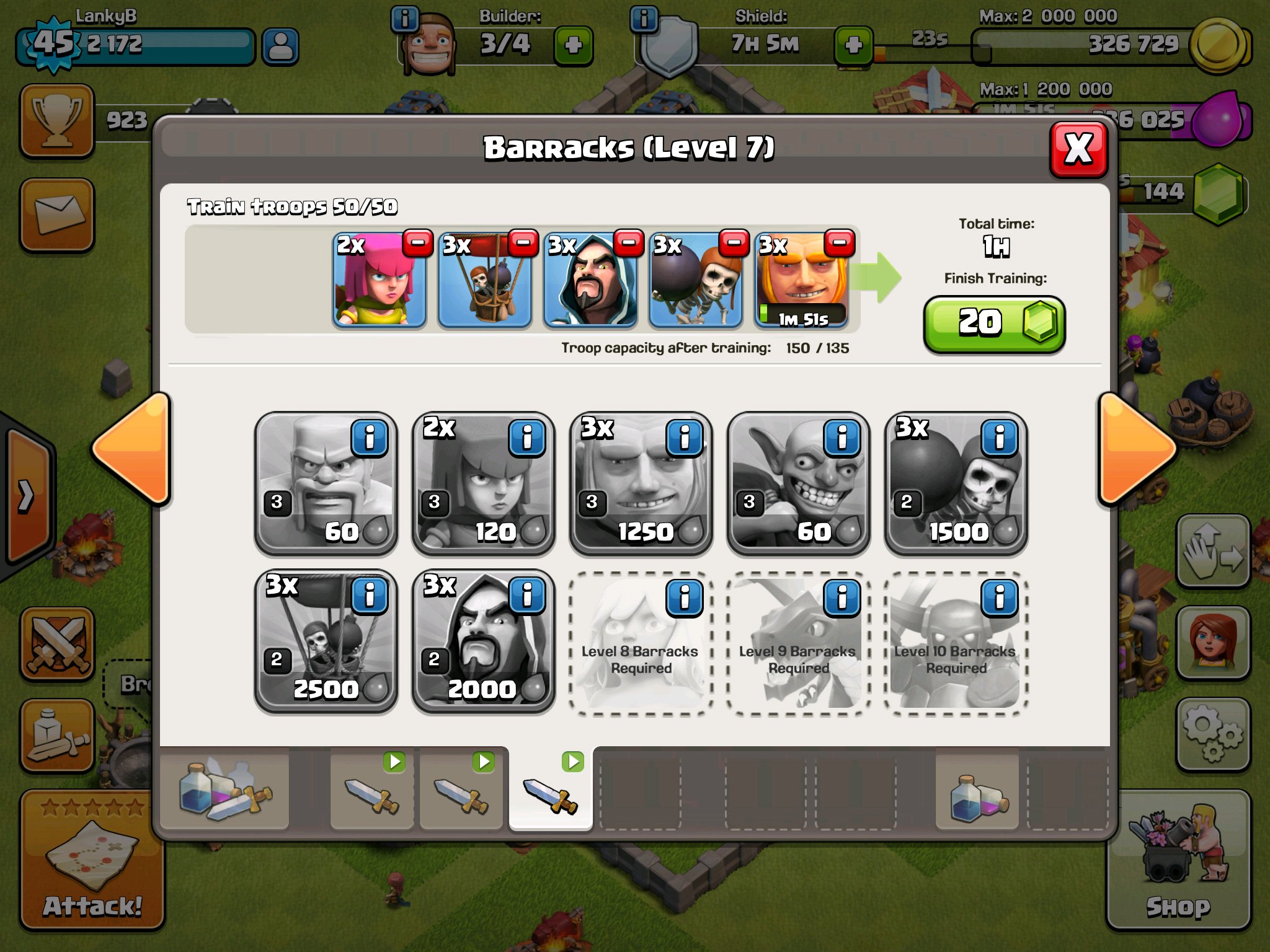 clash of clan how to get more gems