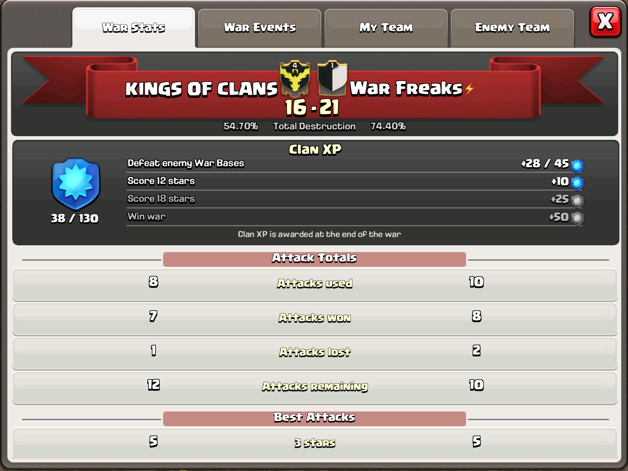 Clash of Clans clan wars
