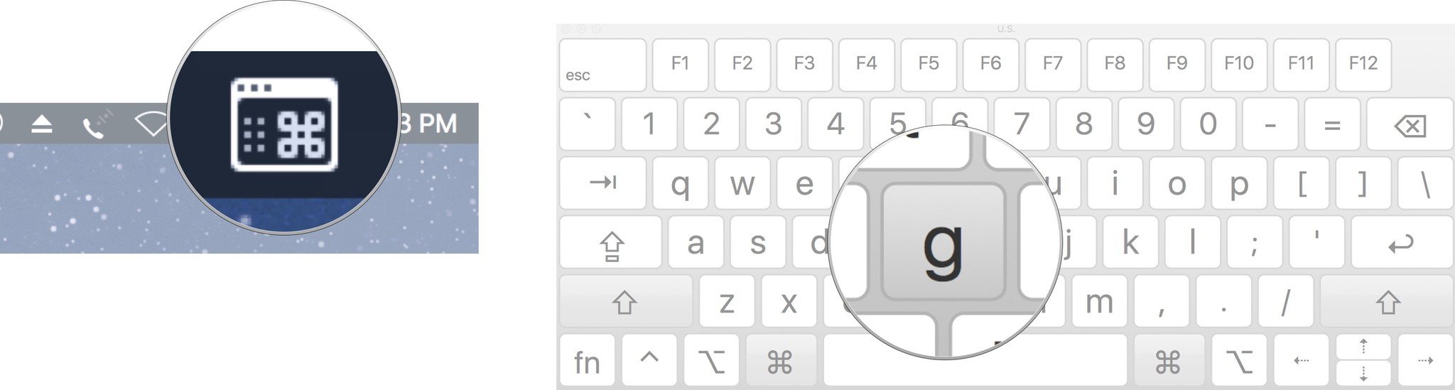 Clicking on keys with pointer on Keyboard Viewer