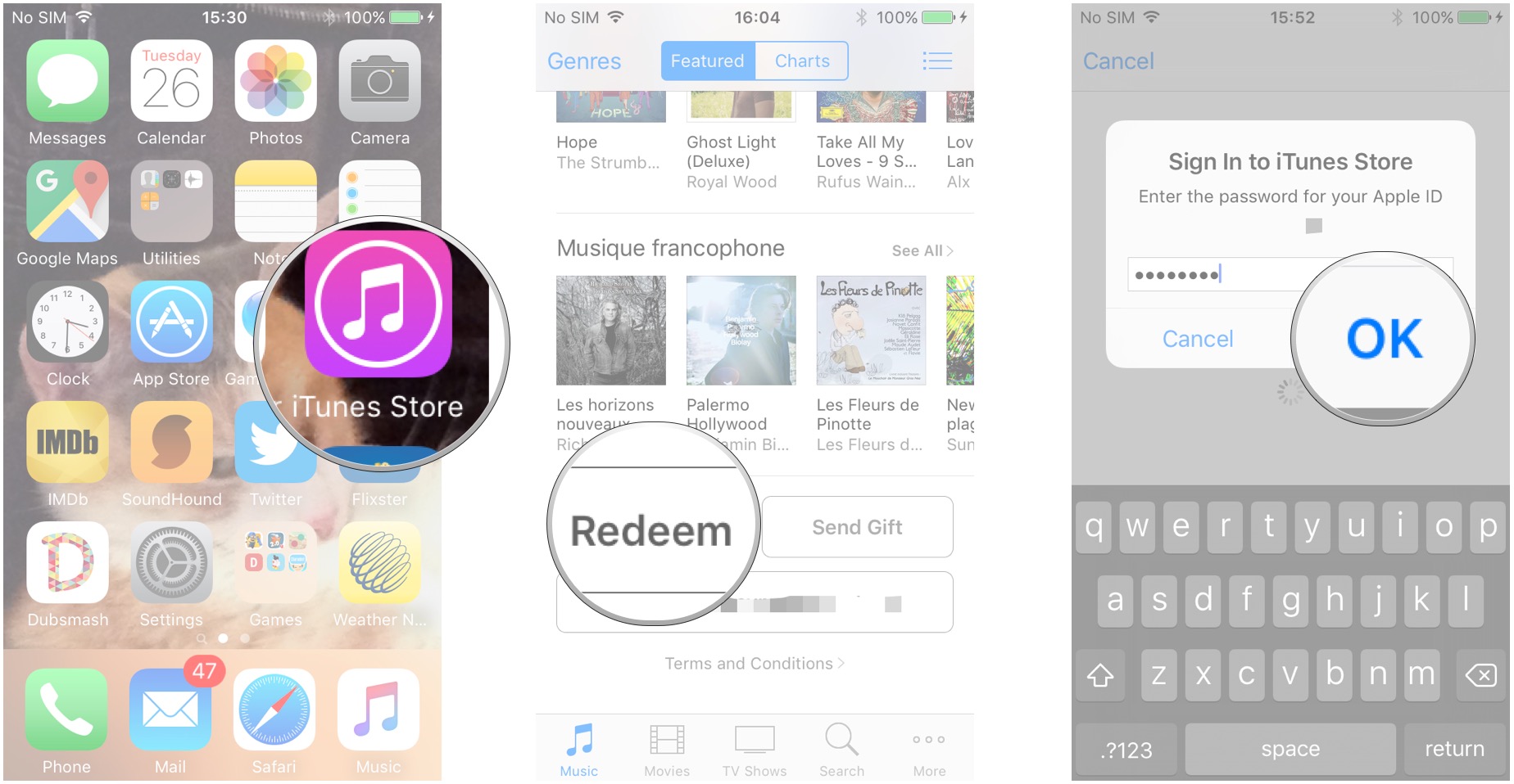 How to get apps from iphone to itunes