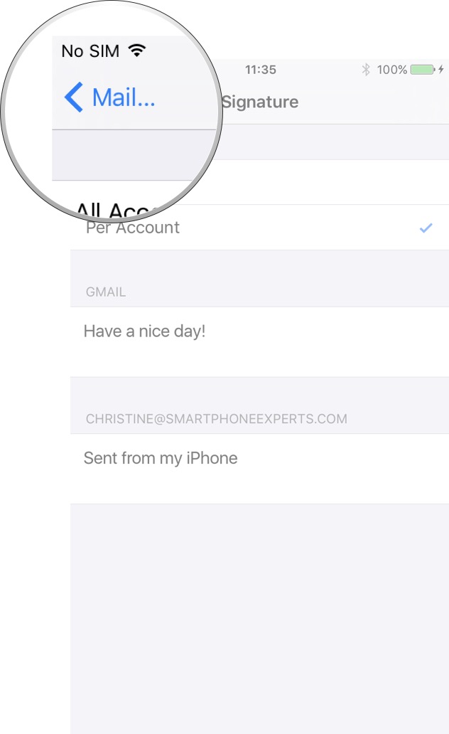 How To Set Up An Email Signature On Your Iphone
