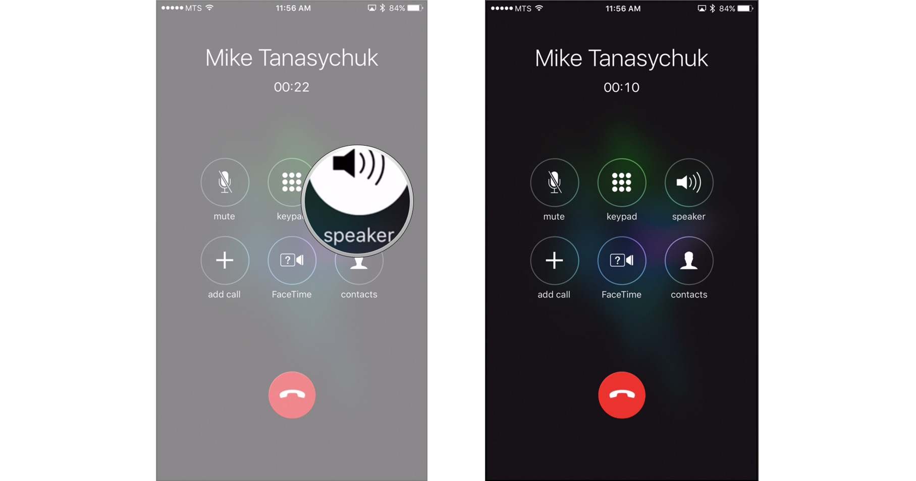 how to use the phone app on iphone