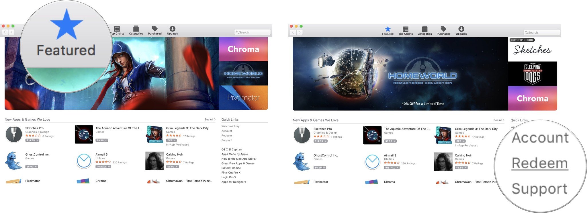 How To Redeem A Gift Card Or Promo Code In The Mac App Store Imore