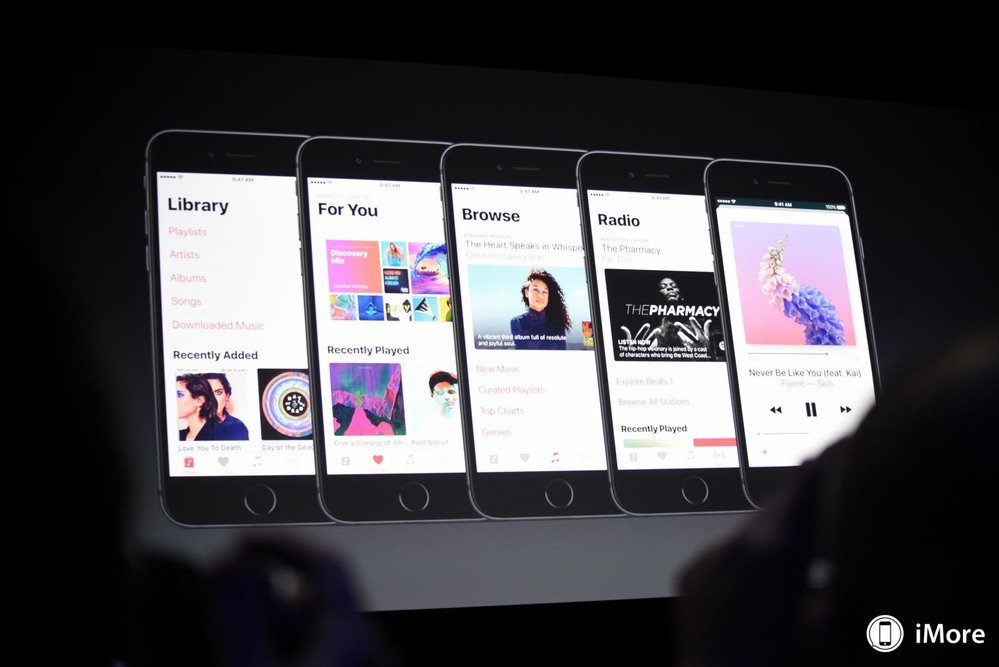 Apple Music getting a big design overhaul in iOS 10