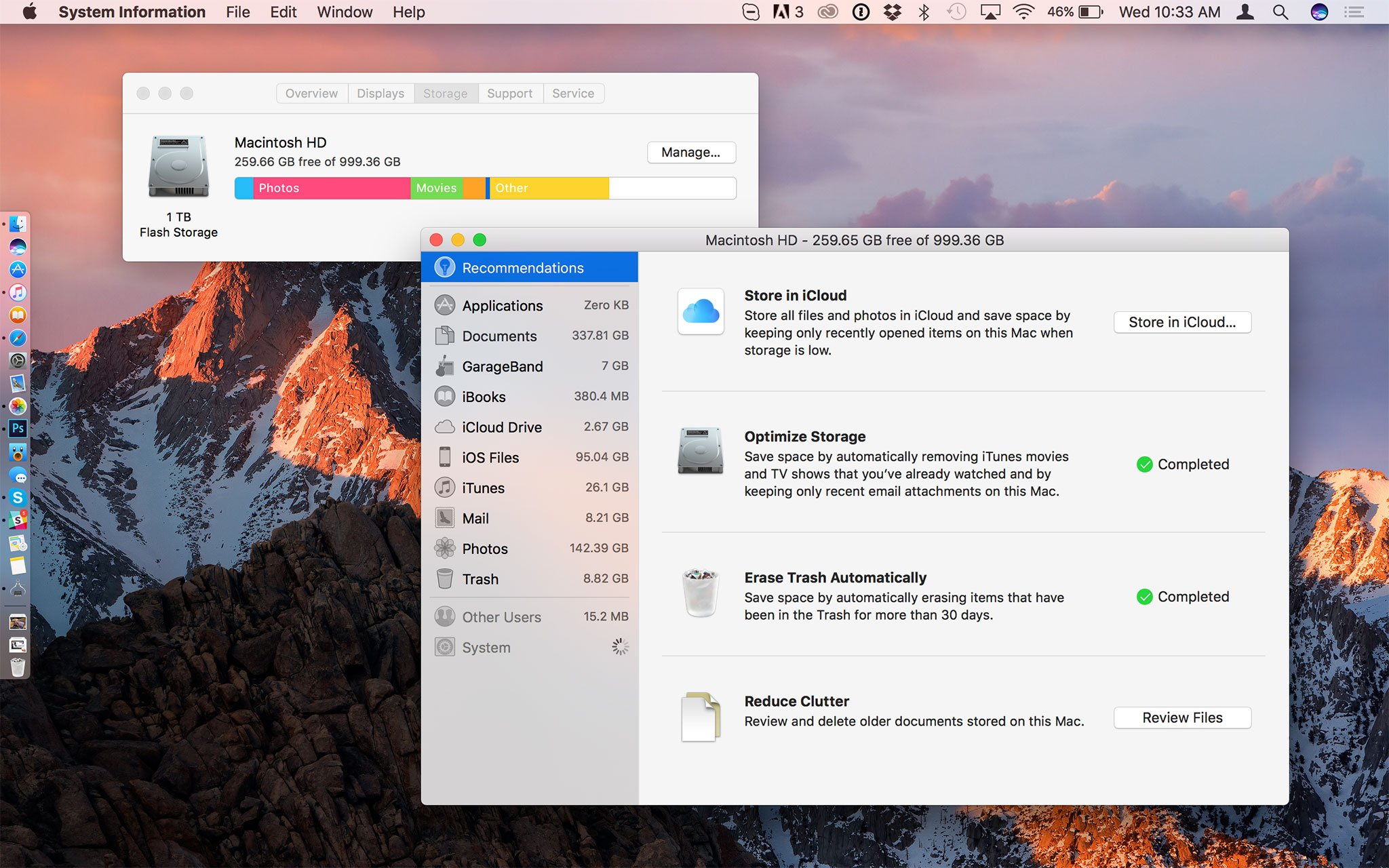 Optimized Storage on Mac