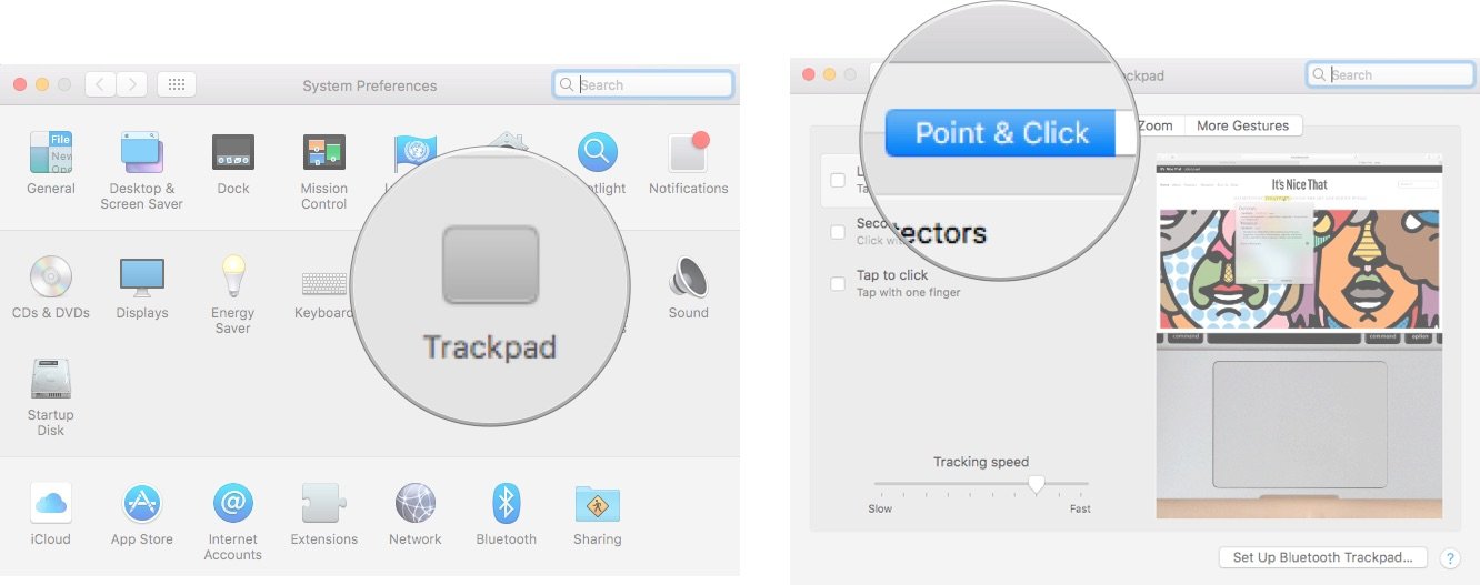 Point-and-click adjustments on Mac