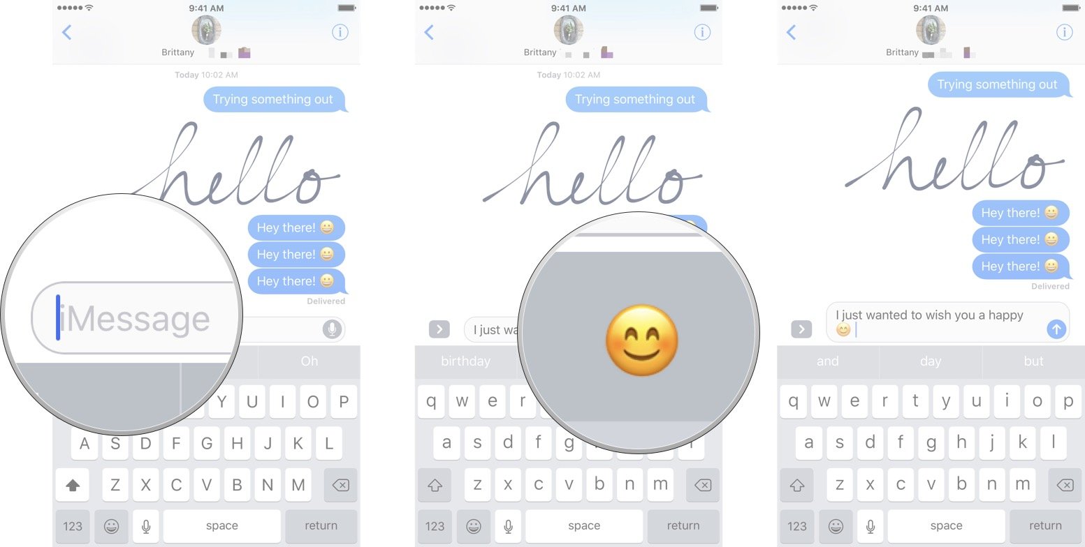 Launch any app and pull up the keyboard, simply start typing, and then tap on the emoji you want to insert.