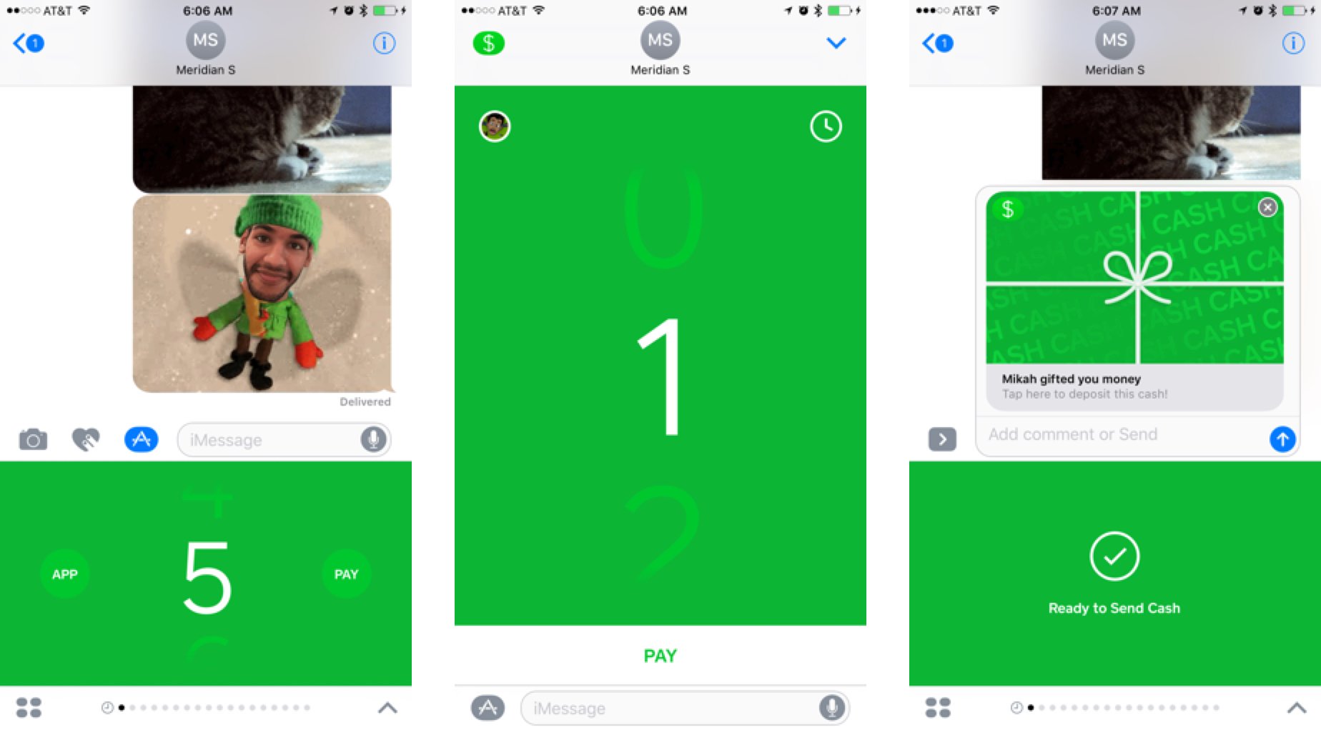 Square Cash iMessage App