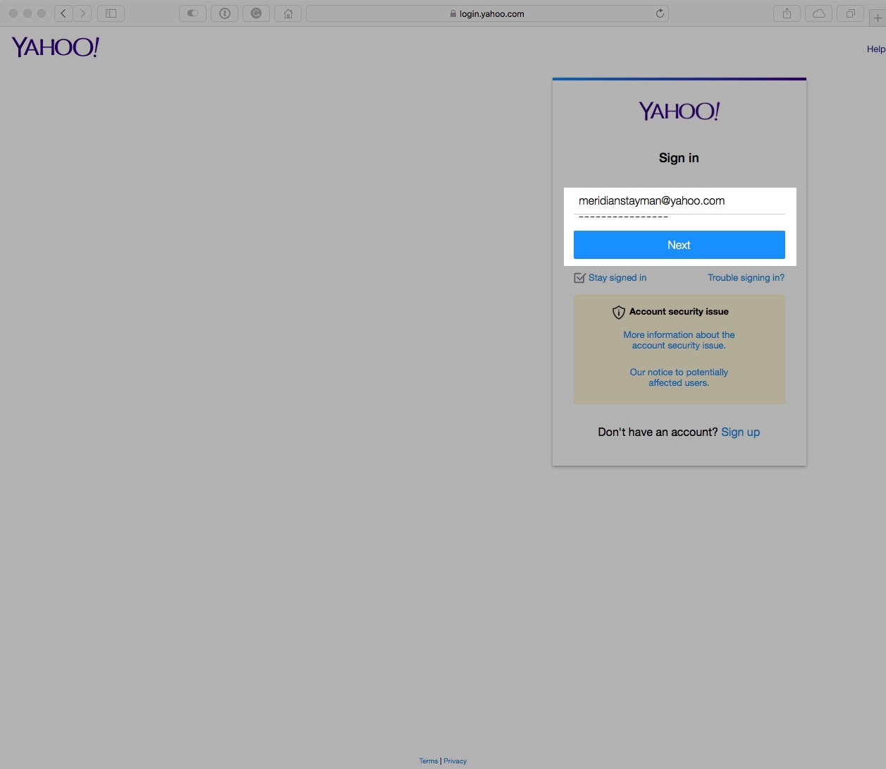 deactivate yahoo email account temporarily