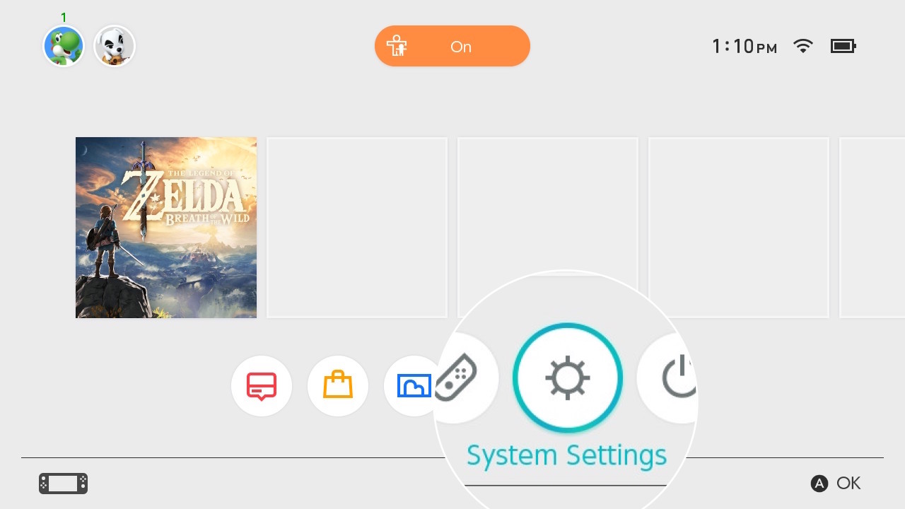 Select System Settings