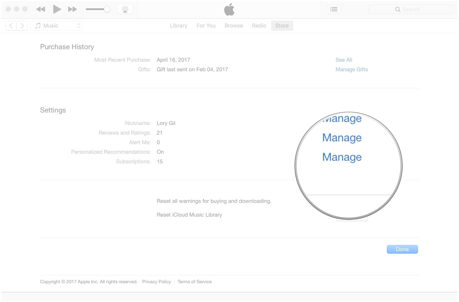 review itunes subscriptions